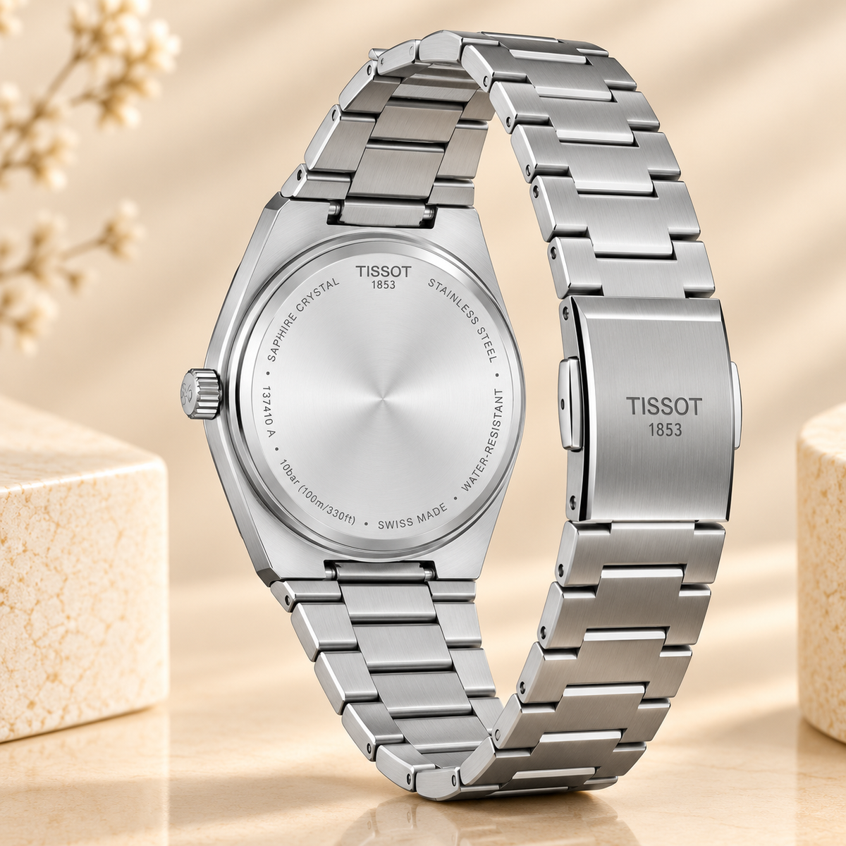 Montre Tissot PRX Quartz 40 mm Noir – Acier
