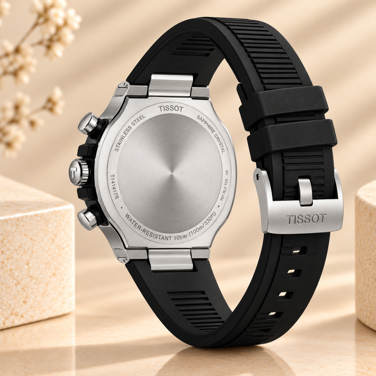 Montre Tissot T-Race Chronographe 45 mm – Cadran Blanc