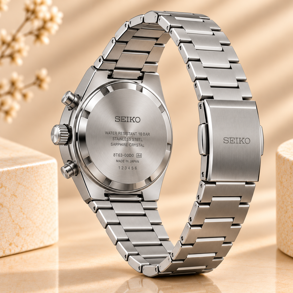 Montre Seiko Sport Chronographe 40 mm Vert – Acier