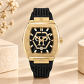 Montre Philipp Plein PWPUA0424 The Hexagon Phantom – Noire et Dorée – 44 mm