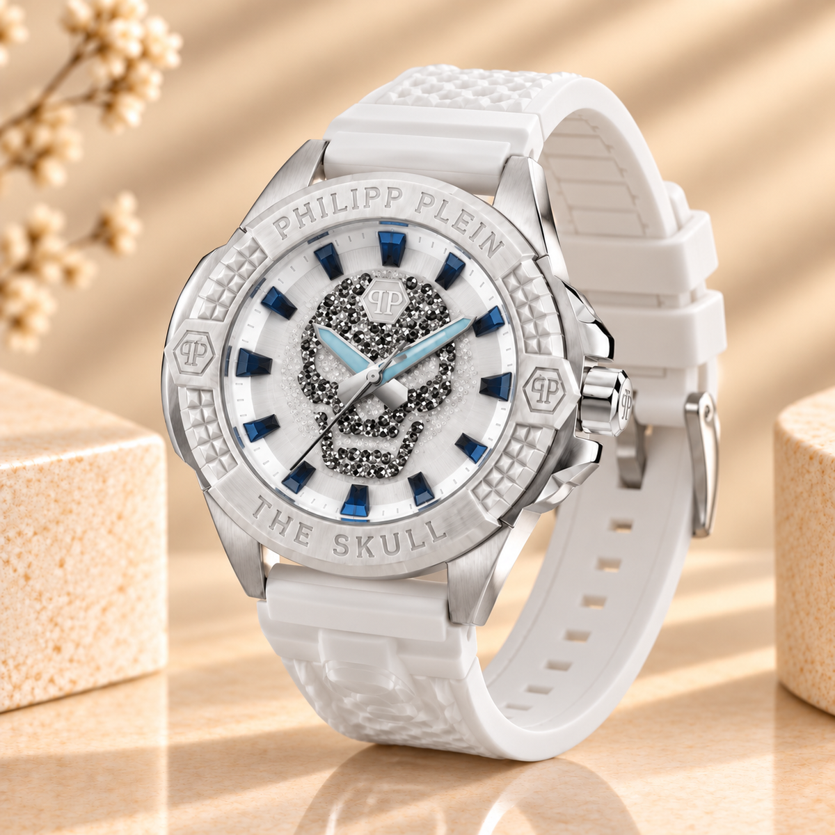Montre Philipp Plein PWAAA1521 The $kull – Blanche – 44 mm
