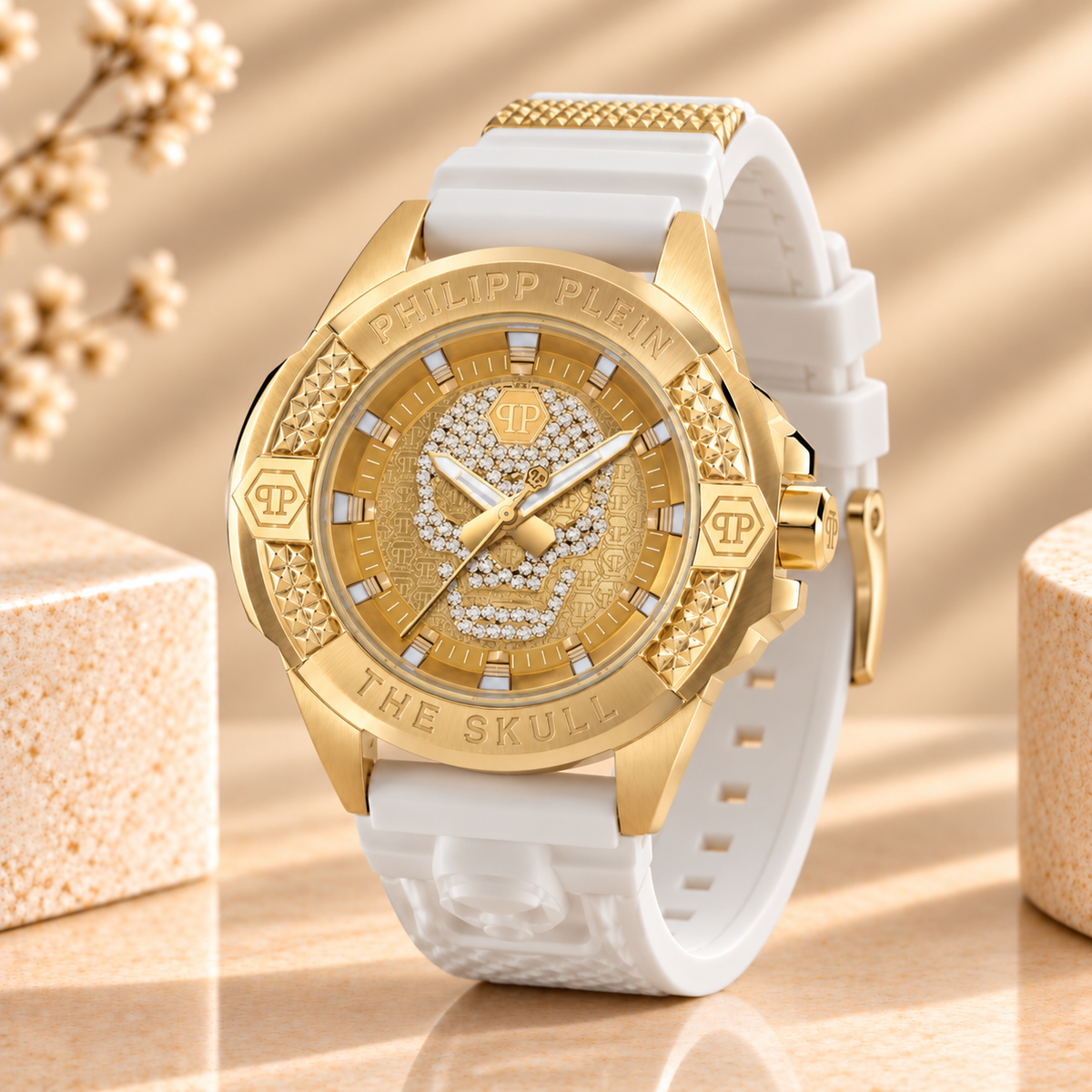 Montre Philipp Plein PWAAA1221 The $kull – Dorée – 44 mm