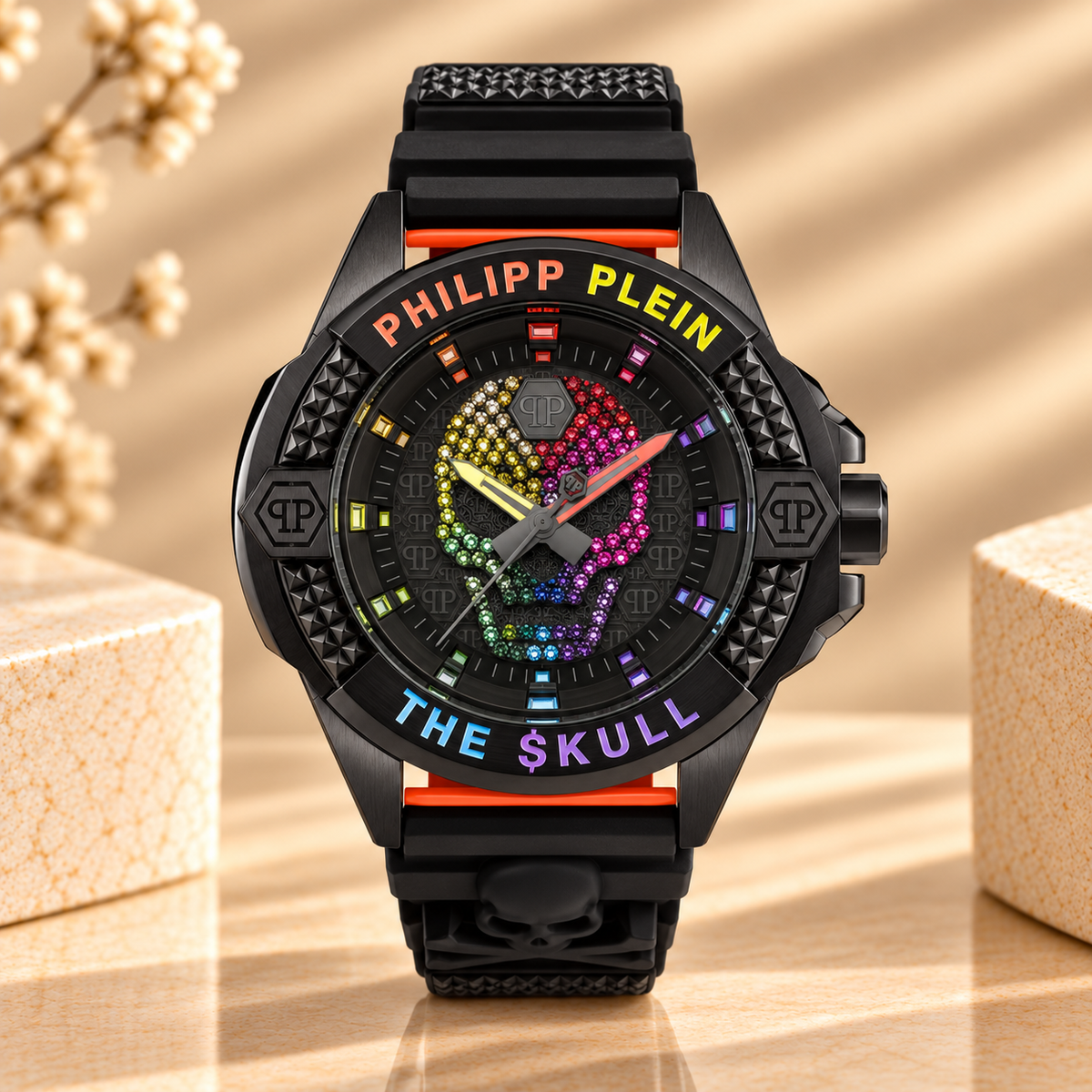 Montre Philipp Plein PWAAA1121 The $kull – Noire – 44 mm