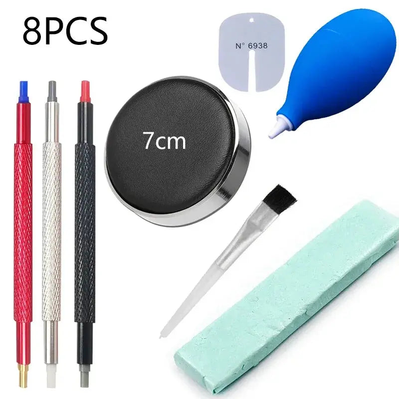 Kit Professionnel de Nettoyage pour Montres – Poire Soufflante en Caoutchouc, Brosse Anti-Poussière et Outils de Précision | Entretien & Réparation de Montres LeTempsDesMontres