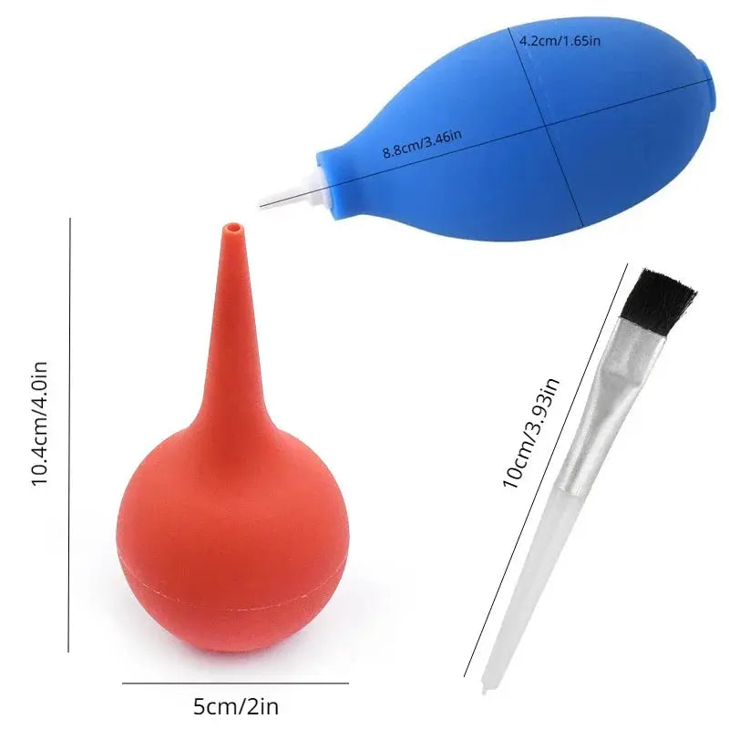 Kit Professionnel de Nettoyage pour Montres – Poire Soufflante en Caoutchouc, Brosse Anti-Poussière et Outils de Précision | Entretien & Réparation de Montres LeTempsDesMontres
