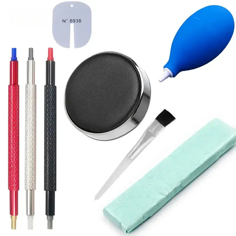 Kit Professionnel de Nettoyage pour Montres – Poire Soufflante en Caoutchouc, Brosse Anti-Poussière et Outils de Précision | Entretien & Réparation de Montres LeTempsDesMontres
