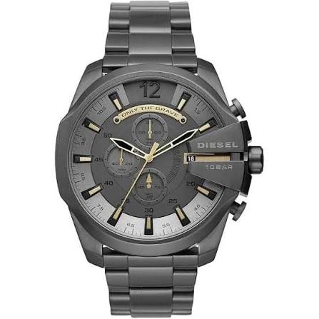 Montre Diesel DZ4466 Mega Chief – Chronographe – Acier Noir LeTempsDesMontres
