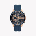 Montre Armani Exchange AX2440 Chronographe – Silicone Bleu LeTempsDesMontres