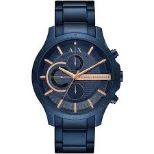 Montre Armani Exchange AX2430 Chronographe – Silicone Bleu LeTempsDesMontres