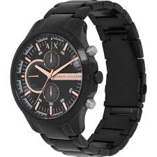 Montre Armani Exchange AX2429 Chronographe – Acier Noir LeTempsDesMontres