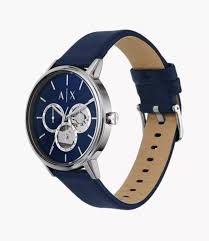 Montre Armani Exchange AX2746 – Cuir Bleu LeTempsDesMontres