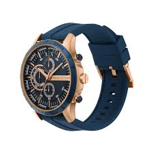 Montre Armani Exchange AX2440 Chronographe – Silicone Bleu LeTempsDesMontres