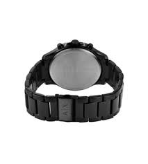 Montre Armani Exchange AX2429 Chronographe – Acier Noir LeTempsDesMontres