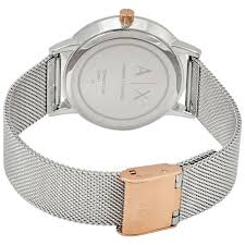 Montre Armani Exchange AX5537 Lola – Acier Argenté LeTempsDesMontres