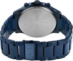 Montre Armani Exchange AX2430 Chronographe – Silicone Bleu LeTempsDesMontres